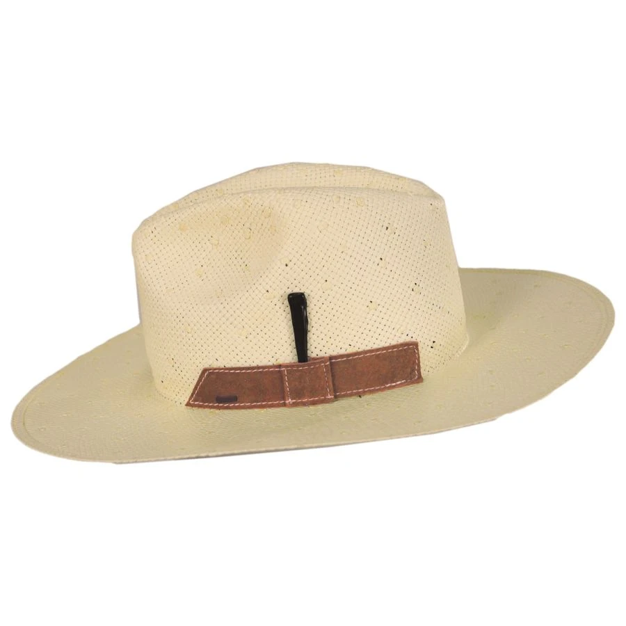 Bailey Imlay Knotted Shantung Straw Fedora Hat 4 Bailey Imlay Knotted Shantung Straw Fedora Hat - Image 2