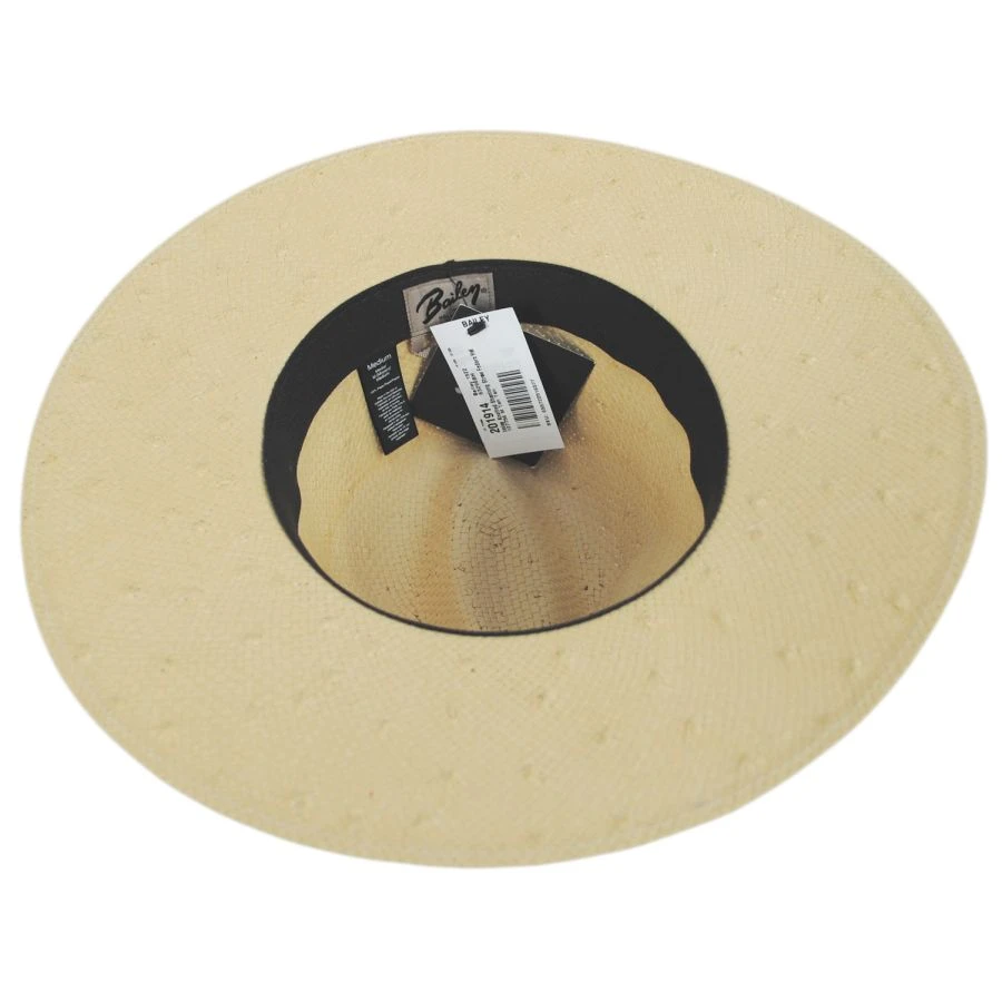 Bailey Imlay Knotted Shantung Straw Fedora Hat 5 Bailey Imlay Knotted Shantung Straw Fedora Hat - Image 3