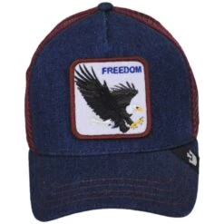 Goorin Bros Freedom Mesh Trucker Snapback Baseball Cap - Dark Denim