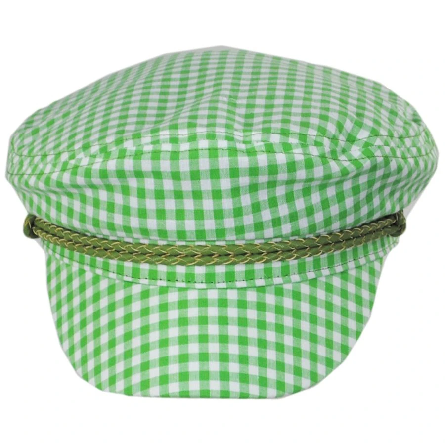 Ashland Gingham Plaid Fiddler Cap 3 Ashland Gingham Plaid Fiddler Cap