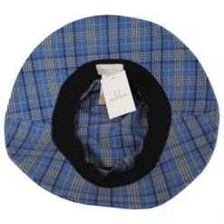 Petra Packable Cotton Blend Plaid Bucket Hat -Fashion Hat Discount Store 442569