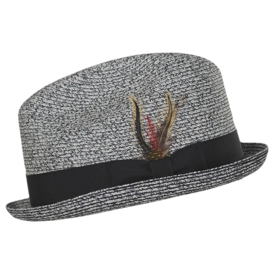 Soho Poly Braid Stingy Brim Fedora Hat 4 Soho Poly Braid Stingy Brim Fedora Hat - Image 2