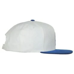 Oath III Snapback Baseball Cap - White/Blue -Fashion Hat Discount Store 443741