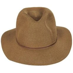 Wesley Braided Toyo Straw Fedora Hat - Copper