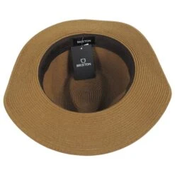 Wesley Braided Toyo Straw Fedora Hat - Copper -Fashion Hat Discount Store 443789
