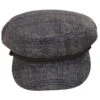Tweed Fiddler's Cap - Brown/Navy -Fashion Hat Discount Store 443940