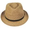 Tommy Bahama Bemaraha Raffia Straw Stingy Brim Fedora Hat