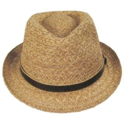 Tommy Bahama Bemaraha Raffia Straw Stingy Brim Fedora Hat