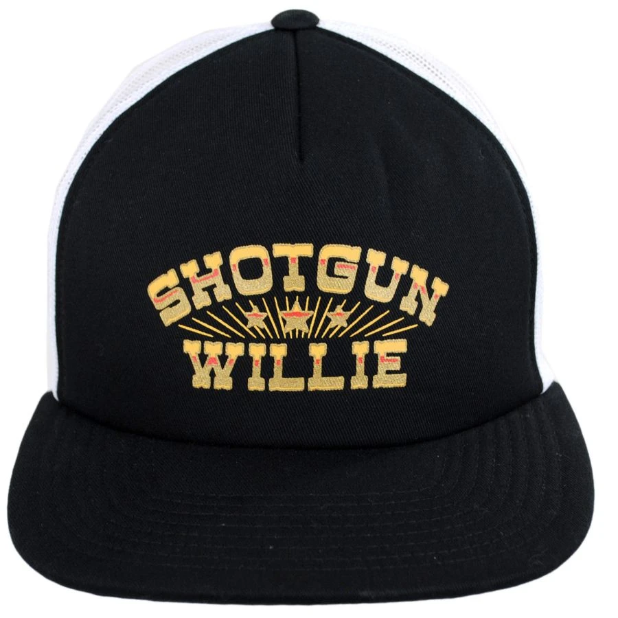 Willie Nelson Shotgun MP Mesh Trucker Snapback Baseball Cap 3 Willie Nelson Shotgun MP Mesh Trucker Snapback Baseball Cap