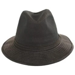 Stetson Gulf Bio-Wash Twill Safari Fedora Hat