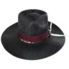 Vintage Couture Spade Bangora Shantung Straw Fedora Hat