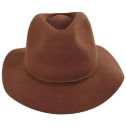 Wesley Packable Wool Felt Fedora Hat