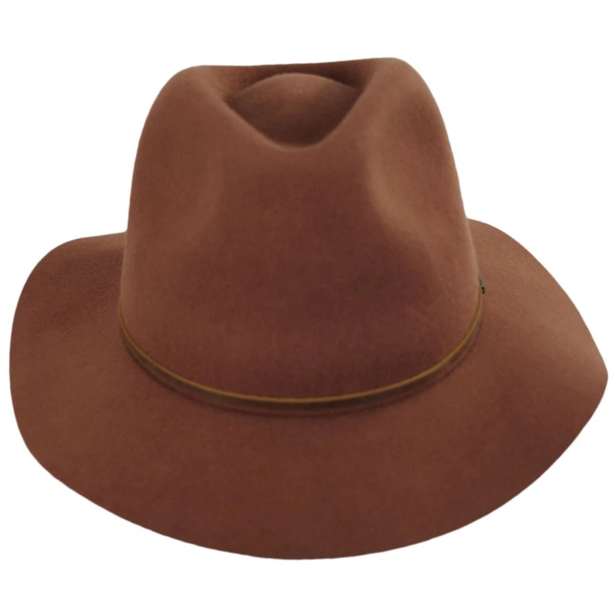 Wesley Packable Wool Felt Fedora Hat 3 Wesley Packable Wool Felt Fedora Hat