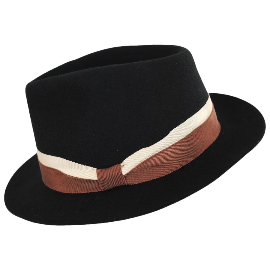 Goorin Bros Wheeler Wool Felt Fedora Hat 4 Goorin Bros Wheeler Wool Felt Fedora Hat - Image 2