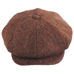 Hillcourt Donegal Tweed Wool Newsboy Cap