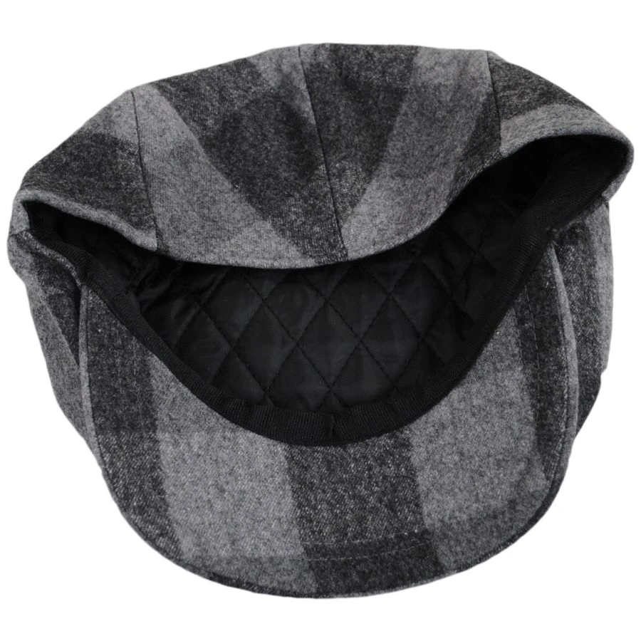Danbury Wool Check Square Bill Ivy Cap 5 Danbury Wool Check Square Bill Ivy Cap - Image 3