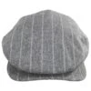 Adelphi Wool Pinstripe Square Bill Ivy Cap -Fashion Hat Discount Store 454413