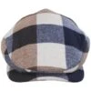 Austen Wool Check Square Bill Ivy Cap -Fashion Hat Discount Store 454458