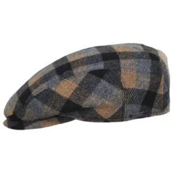 Check Plaid Wool And Cashmere Ivy Cap -Fashion Hat Discount Store 455339