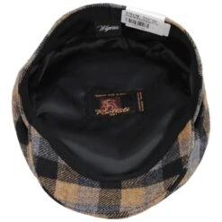 Check Plaid Wool And Cashmere Ivy Cap -Fashion Hat Discount Store 455342