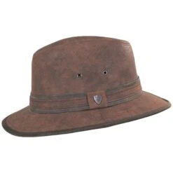 Cobra Vegan Leather Safari Fedora Hat -Fashion Hat Discount Store 455723