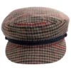 Houndstooth Plaid Fiddler's Cap -Fashion Hat Discount Store 456360