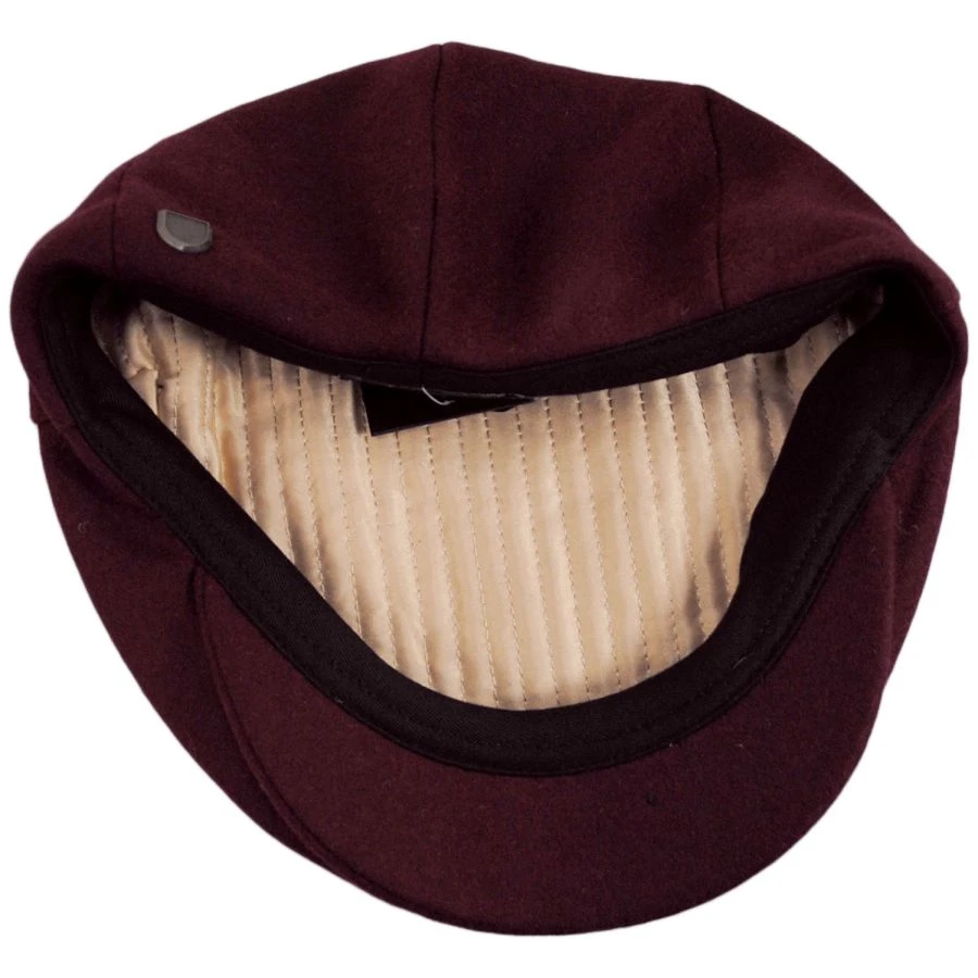 Hooligan Solid Wool Blend Ivy Cap - Wine 5 Hooligan Solid Wool Blend Ivy Cap - Wine - Image 3