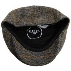 Bailey Lou Herringbone Plaid Wool Ivy Cap -Fashion Hat Discount Store 458370