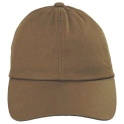 British Millerain Waxed Cotton Strapback Baseball Cap Dad Hat