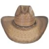 Bent Rail Trail Palm Straw Gus Western Hat