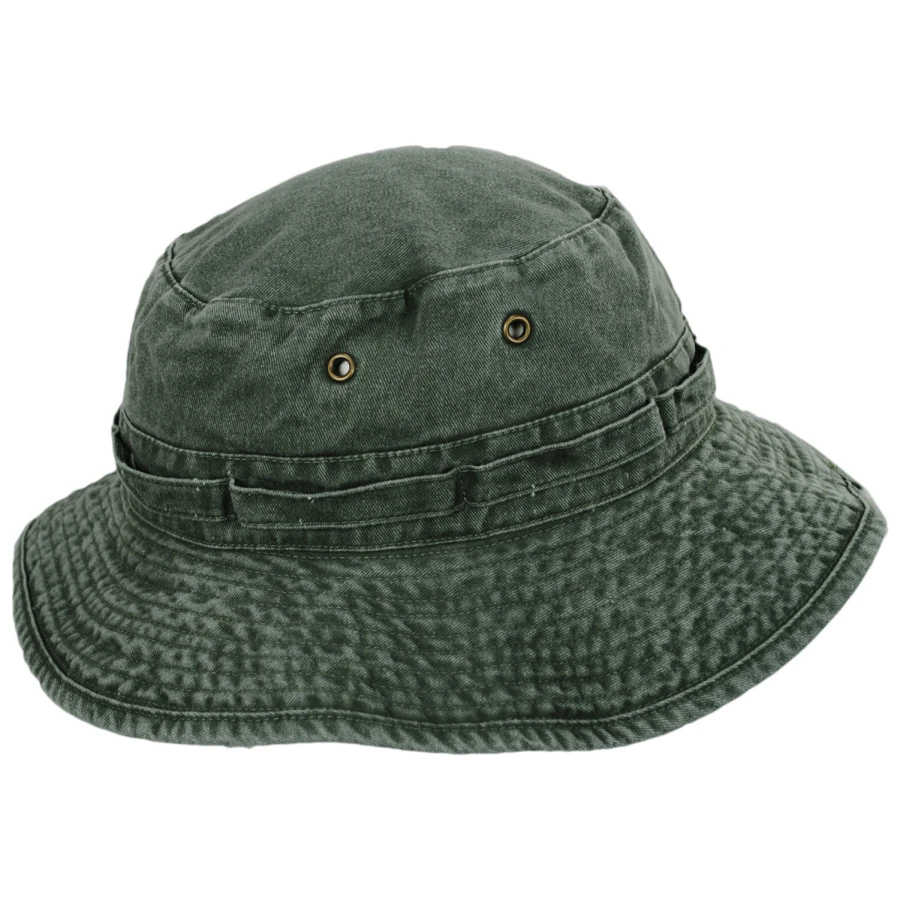 VHS Cotton Booney Hat - Olive 4 VHS Cotton Booney Hat - Olive - Image 2