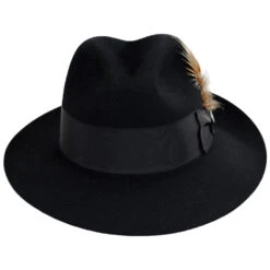 Stetson Temple Fur Felt Fedora Hat