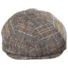 Brood Houndstooth Plaid Wool Blend Newsboy Cap