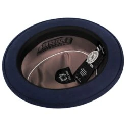 Stout Wool Felt Diamond Crown Fedora Hat -Fashion Hat Discount Store 461582