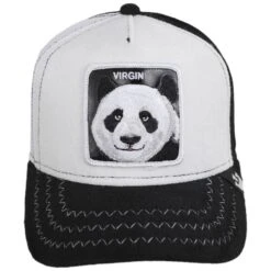 Goorin Bros Finish Last Panda Mesh Trucker Snapback Baseball Cap