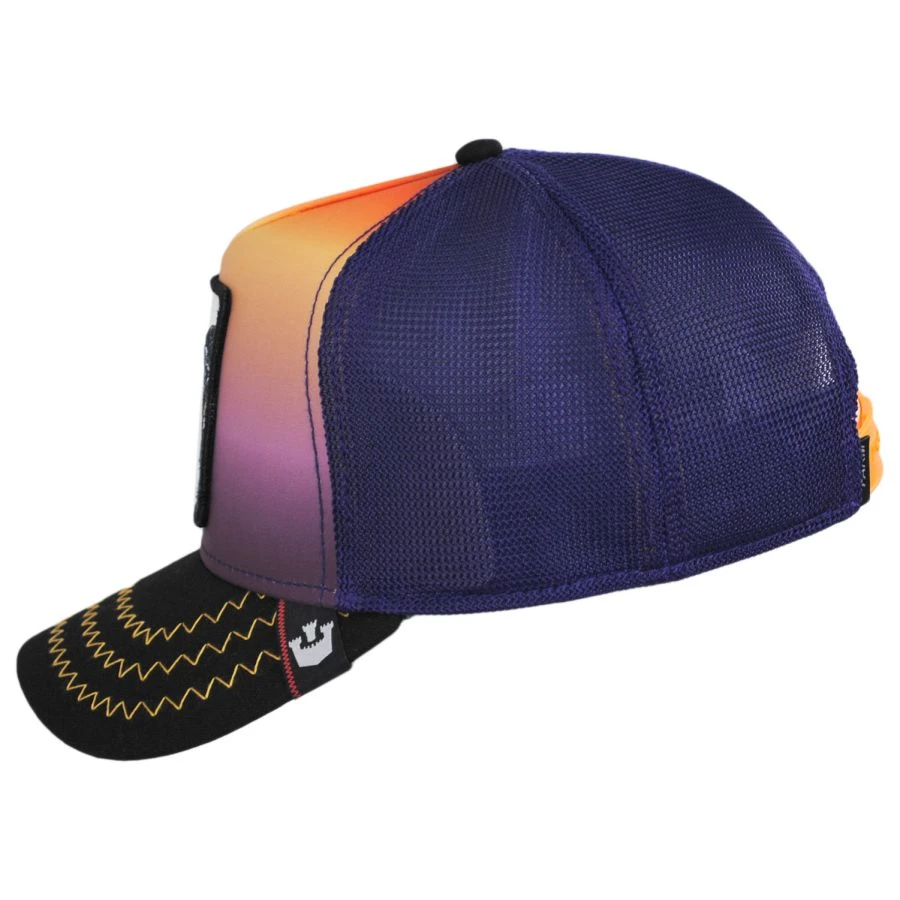 Goorin Bros Toxic Rattlesnake Mesh Trucker Snapback Baseball Cap 4 Goorin Bros Toxic Rattlesnake Mesh Trucker Snapback Baseball Cap - Image 2