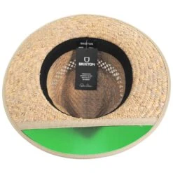 Hunter Malan Straw Fedora Hat -Fashion Hat Discount Store 463553