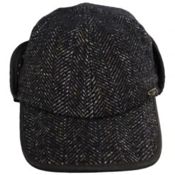 Stetson Bodie Wool Blend Earflap Baseball Cap