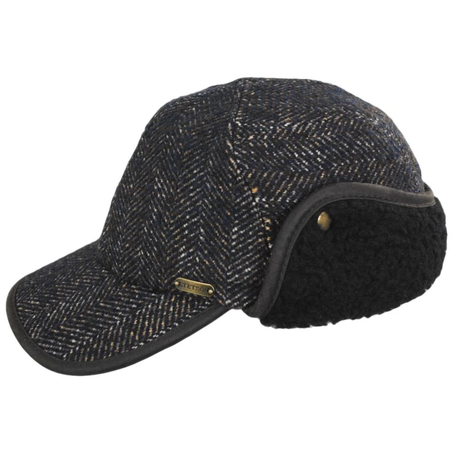 Stetson Bodie Wool Blend Earflap Baseball Cap 4 Stetson Bodie Wool Blend Earflap Baseball Cap - Image 2