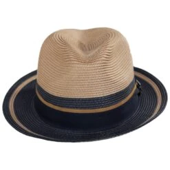Rodano Poly Braid Two Tone Fedora Hat