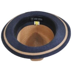 Rodano Poly Braid Two Tone Fedora Hat -Fashion Hat Discount Store 466136