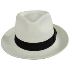 Scala Botanic Toyo Straw Fedora Hat