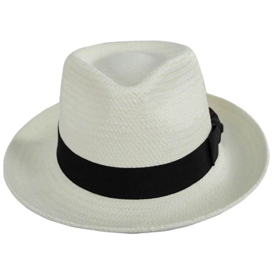 Scala Botanic Toyo Straw Fedora Hat 3 Scala Botanic Toyo Straw Fedora Hat