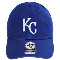 '47 BRAND Kansas City Royals MLB Clean Up Strapback Baseball Cap Dad Hat