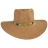 Yellow Feather Toyo Straw Rancher Fedora Hat
