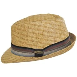 Panama Jack Bonito Toyo Straw Fedora Hat -Fashion Hat Discount Store 468162