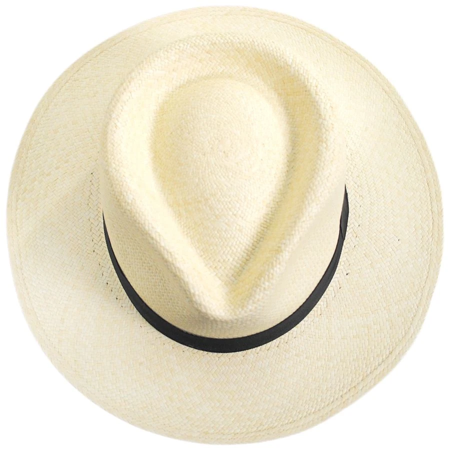 Grade 10 Panama Straw C-Crown Fedora Hat 5 Grade 10 Panama Straw C-Crown Fedora Hat - Image 3