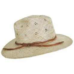 RENEGADE Florin Sisal Straw Fedora Hat -Fashion Hat Discount Store 468992