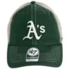 '47 BRAND Oakland A's Trawler 47 Mesh Clean Up Baseball Cap -Fashion Hat Discount Store 469259