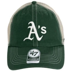 '47 BRAND Oakland A's Trawler 47 Mesh Clean Up Baseball Cap